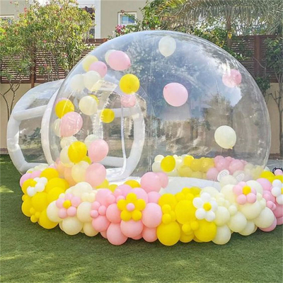 Fun House Klar aufblasbares Kristall Igloo Kuppel Bubble Zelt Transparent Kinder aufblasbare Blasen Ballons Haus für die Party