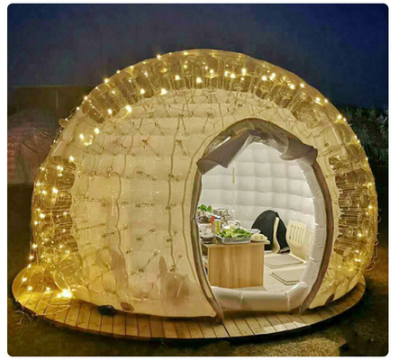 Kuppel Bubble Zelt Transparent aufblasbare Blase Ballons Haus Kinder Party Ballons Spaßhaus Riese Klar aufblasbare Kristall Igloo