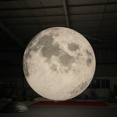 2 m riesige LED-Beleuchtung Mondballon aufblasbar Globus Planet Sonnensystem Ballon für Dekorationen
