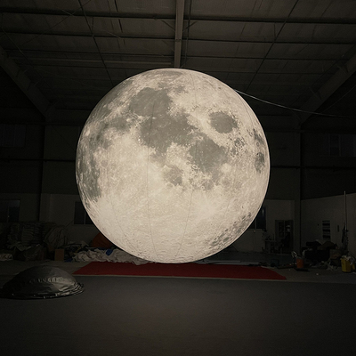 2 m riesige LED-Beleuchtung Mondballon aufblasbar Globus Planet Sonnensystem Ballon für Dekorationen