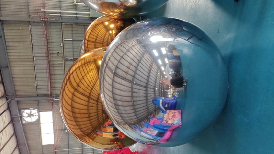 Warmverkauf Maßgeschneiderte Größe Farben Metallische dekorative Spiegelkugel Große glänzende Riesen aufblasbare Ballons