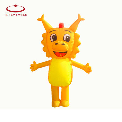 Weihnachtsmaskottenschmaler aufblasbarer Kostüm aufblasbarer Weihnachtsmaskotenschmaler