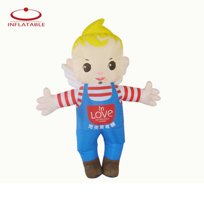 Weihnachtsmaskottenschmaler aufblasbarer Kostüm aufblasbarer Weihnachtsmaskotenschmaler