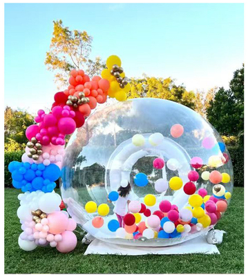 Fabrik Großhandel Preis Blasenhaus mit Ballons Hochzeitsfeier hüpfendes doppeltes Blasenhaus