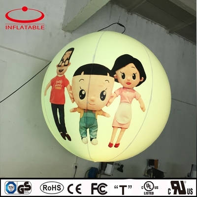 Aufblasbare Mond aufblasbare Dekorationen aufblasbare Ballon mit LED-Beleuchtung im Inneren Party Ballon für Konzertdekorationen
