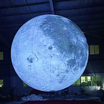 4m Aufblasbare Werbeballons TPU Riesenplanetenballons