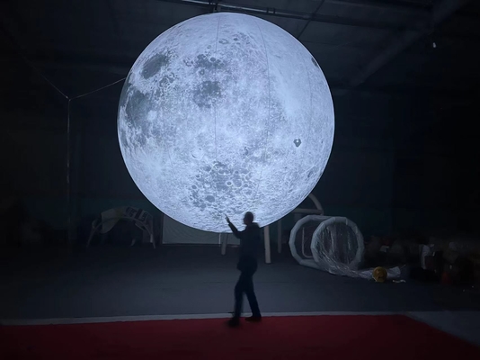 4m Aufblasbare Werbeballons TPU Riesenplanetenballons