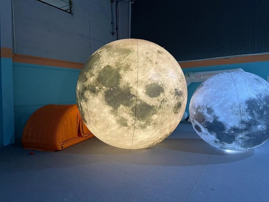 4m Aufblasbare Werbeballons TPU Riesenplanetenballons