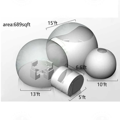 Durchsichtig aufblasbares Bubble House Dome Bubble Tent für Party Kids