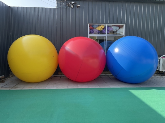 Custom Logo Aufblasbare Werbeballons Größe 2m PVC Werbeballon