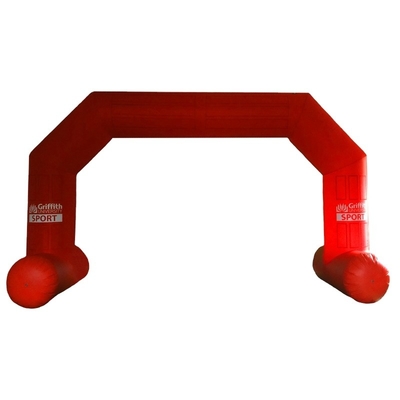 Promotion UV-Druck Logo gedruckt Oxford Custom Aufblasbare Bogen Riesen Aufblasbare Bögen mit LED-Licht