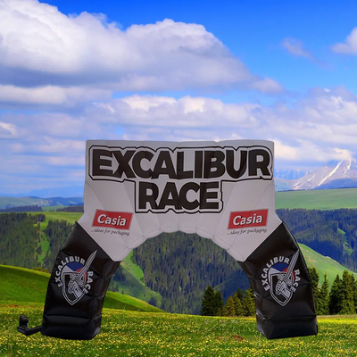 Laufveranstaltungen Füllbogen Aufblasbar kundenspezifischer Wärmefarbstoff Sublimation Aufblasbar Füllbogen