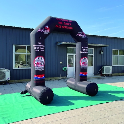 Customized Brand Logo Werbung Outdoor Gebraucht OEM Größe Billiger Preis Aufblasbogen zum Verkauf