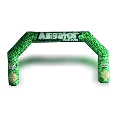 Custom Outdoor Event Ziellinie Aufblasbares Rennen Startbogen Aufblasbarer Eingang Sport Werbebogen