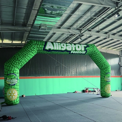 Custom Outdoor Event Ziellinie Aufblasbares Rennen Startbogen Aufblasbarer Eingang Sport Werbebogen