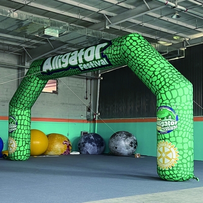 Custom Outdoor Event Ziellinie Aufblasbares Rennen Startbogen Aufblasbarer Eingang Sport Werbebogen