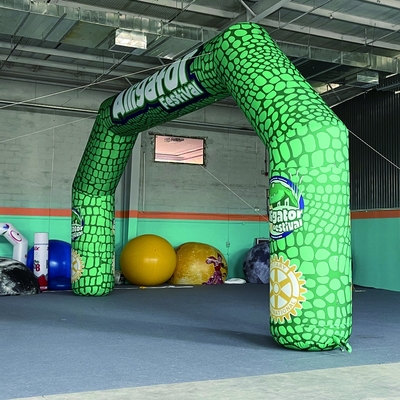 Custom Outdoor Event Ziellinie Aufblasbares Rennen Startbogen Aufblasbarer Eingang Sport Werbebogen