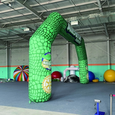 Custom Outdoor Event Ziellinie Aufblasbares Rennen Startbogen Aufblasbarer Eingang Sport Werbebogen