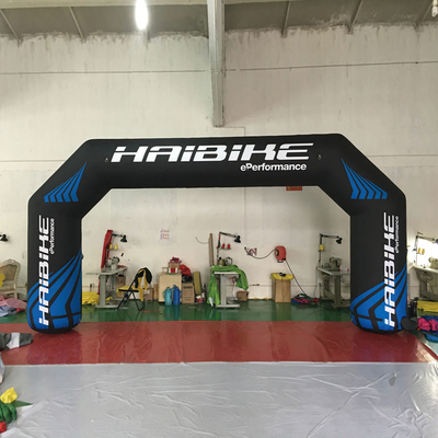 Custom Printing Logo Riesen Outdoor Aufblasbare Sportbogen Rennbogen für Wettbewerb Vergnügen