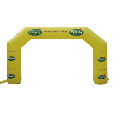 Outdoor-Veranstaltung Custom Print Start- und Ziellinie Bögen Werbung Sport Aufblasbare Bogen mit Logo