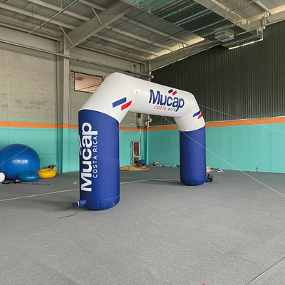 Aussenveranstaltung Anzeige Custom Print Wasserdicht Start Willkommen Finish Gate Rennen Sport Luft aufblasbare Bögen