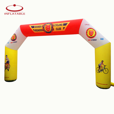 Custom Archway Outdoor Werbung Aufblasbare Led-Bogen Aufblasbare Eingangs-Rennbogen