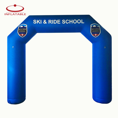 Custom Archway Outdoor Werbung Aufblasbare Led-Bogen Aufblasbare Eingangs-Rennbogen