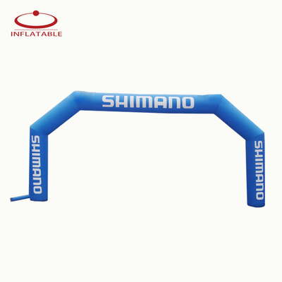 Custom Archway Outdoor Werbung Aufblasbare Led-Bogen Aufblasbare Eingangs-Rennbogen