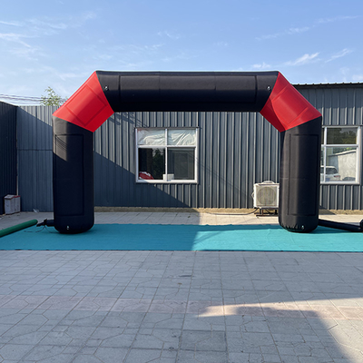 Farbiger Werbebogen aufblasbar Volldruck Farbportal Kran aufblasbar Tor