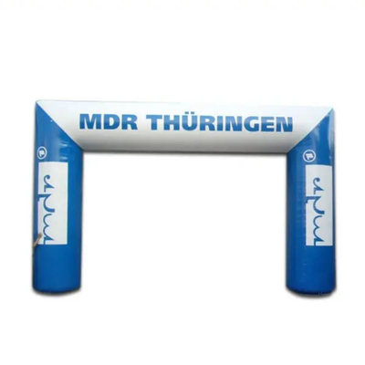 Hochwertige Werbung nach Maßgabe aufblasbarer Start- und Zielstrecke aufblasbarer Sportbogen Tor