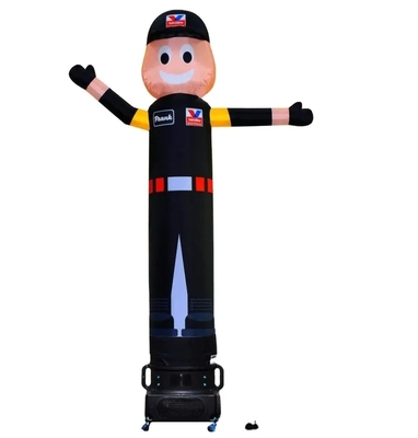 Wahnsinnige Aufblasbare Outdoor Werbung Gebraucht Custom Größe Junge Skydancer Tube Man Air Dancer mit Blaser