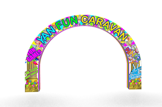 Fabrik Tianyili Großhandelspreis PVC-Material CE-Genehmigung Bläser individuelle Logo Größe aufblasbare Bogen
