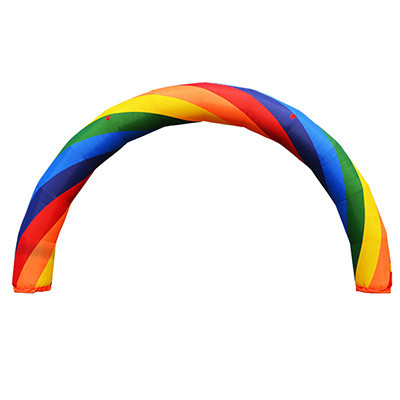 Fünf Seiten Riesen aufblasbarer Regenbogenbogen ODM Digitaldruck