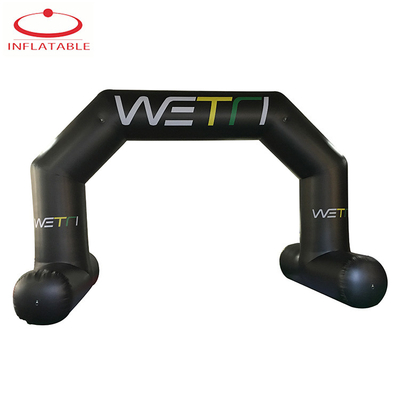 Außenveranstaltung Aufblasbares Finish Arch Wasserdicht mit individuellem Druck