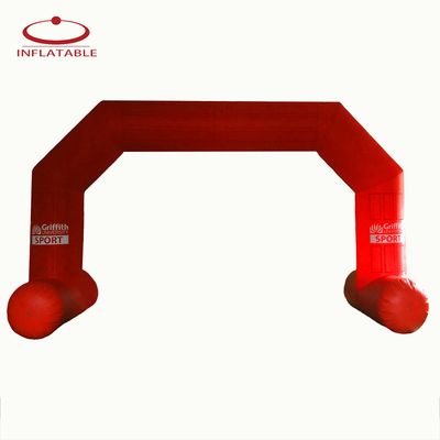 Außenveranstaltung Aufblasbares Finish Arch Wasserdicht mit individuellem Druck