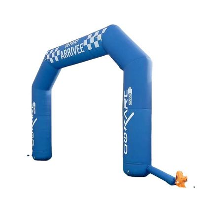 Eintrittstür aufblasbares Finish Arch CE-Zertifikat mit LED-Licht