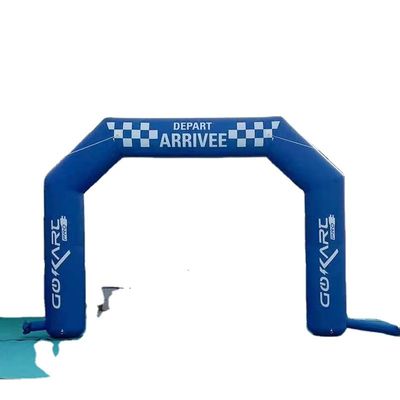 Eintrittstür aufblasbares Finish Arch CE-Zertifikat mit LED-Licht