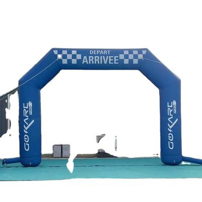 Eintrittstür aufblasbares Finish Arch CE-Zertifikat mit LED-Licht