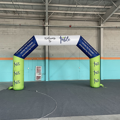Aufblasbarer Blow Up Archway OEM Rennen Finish Line Arch Für Sportveranstaltungen