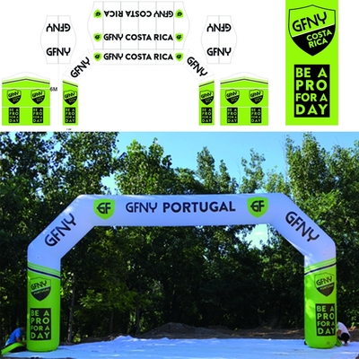 Aufblasbarer Blow Up Archway OEM Rennen Finish Line Arch Für Sportveranstaltungen