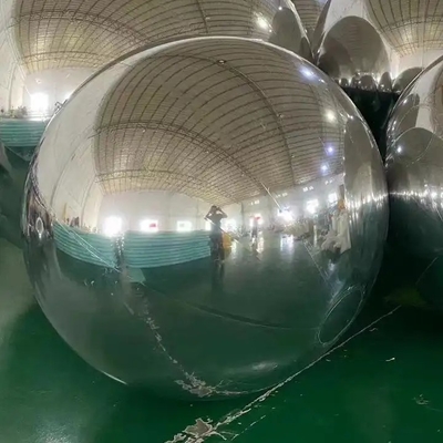 PVC-Sphäre aufblasbare Spiegelkugel schwimmender Silberfest-Nachtclub