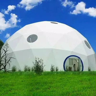 Warmverkauf PVC Stoff durchsichtige Hochzeitsfeier Camping geodätische Kuppel Zelthaus