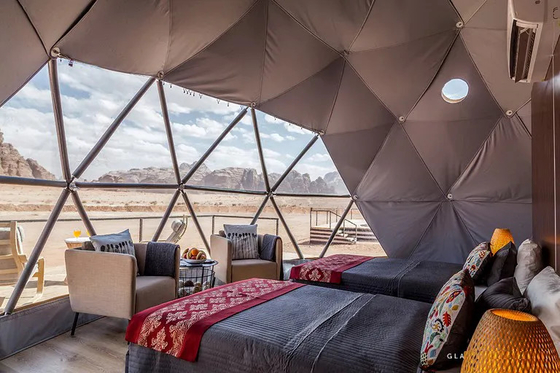 Camping Wanderungen im Freien Öko-Glamping Küchen Kuppel Igloo Haus Zelte