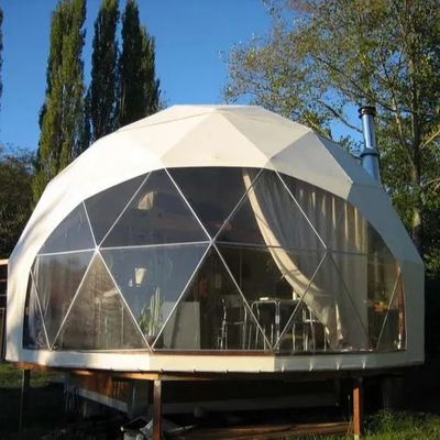 größeres Bild Hinzufügen zum Vergleichen Teilen Luxus 6m PVC Winterschnee beheiztes Camping Halbkuppel Zelt für Wüste