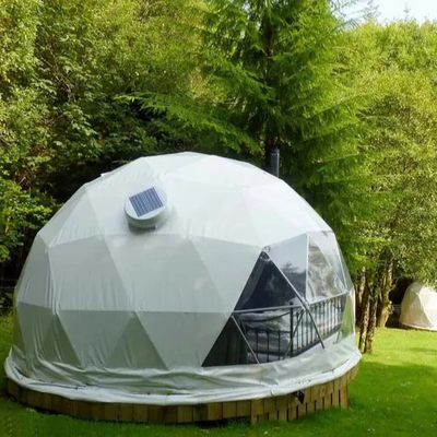 größeres Bild Hinzufügen zum Vergleichen Teilen Luxus 6m PVC Winterschnee beheiztes Camping Halbkuppel Zelt für Wüste