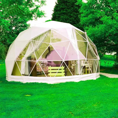 9m Geodäsische Kuppel Campingzelt Luxus PVDF Gabric Outdoor PVC