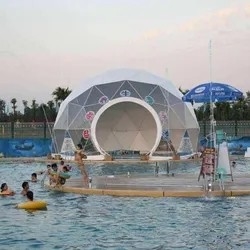 Glamping aufblasbare Kuppel Zelt Resort Erde OEM Hotel Zelt Haus