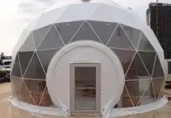Glamping aufblasbare Kuppel Zelt Resort Erde OEM Hotel Zelt Haus