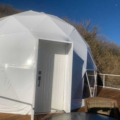 Wasserdichtes aufblasbares Kuppelzelt Haus kundenspezifisch 6m geodätisches Kuppelzelt