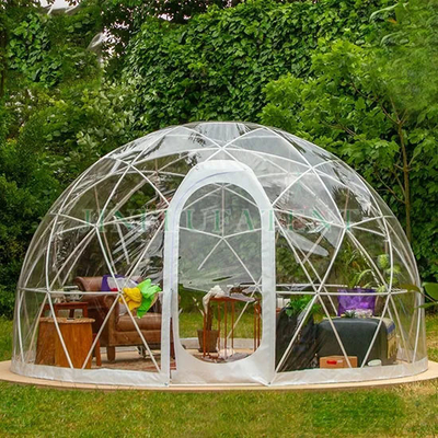 Personalisiertes Logo 2.9m Igloo Dome Zelt Transparentes PVC Für Gartenhaus